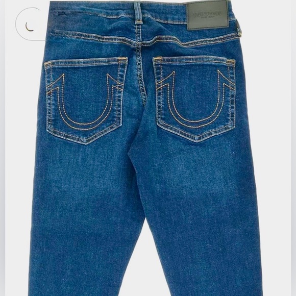 NWOT TRUE RELIGION “Jennie” High-Rise Super Skinny Jeans Sz 32W x 29L